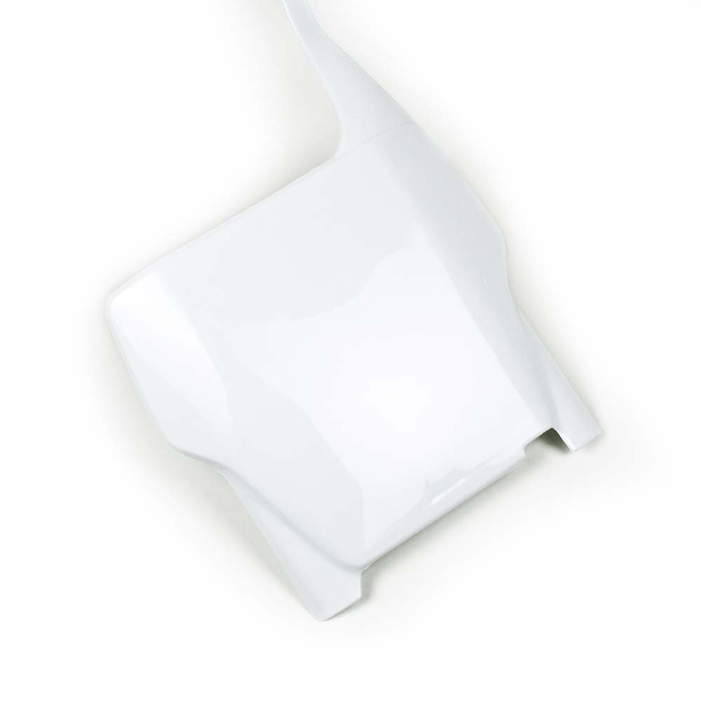 Front Plate Plastic CR125/250 00-03 CRF450 02-03 (white)