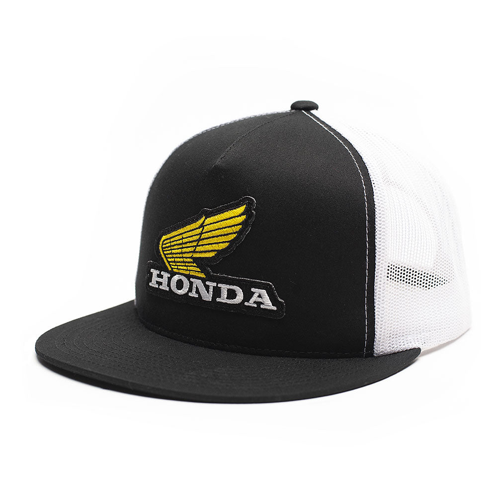 HONDA CLASSIC snapback hat / black-white mesh – Factory Effex