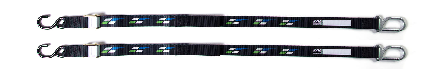 Kawasaki 1.5" Tiedowns Black