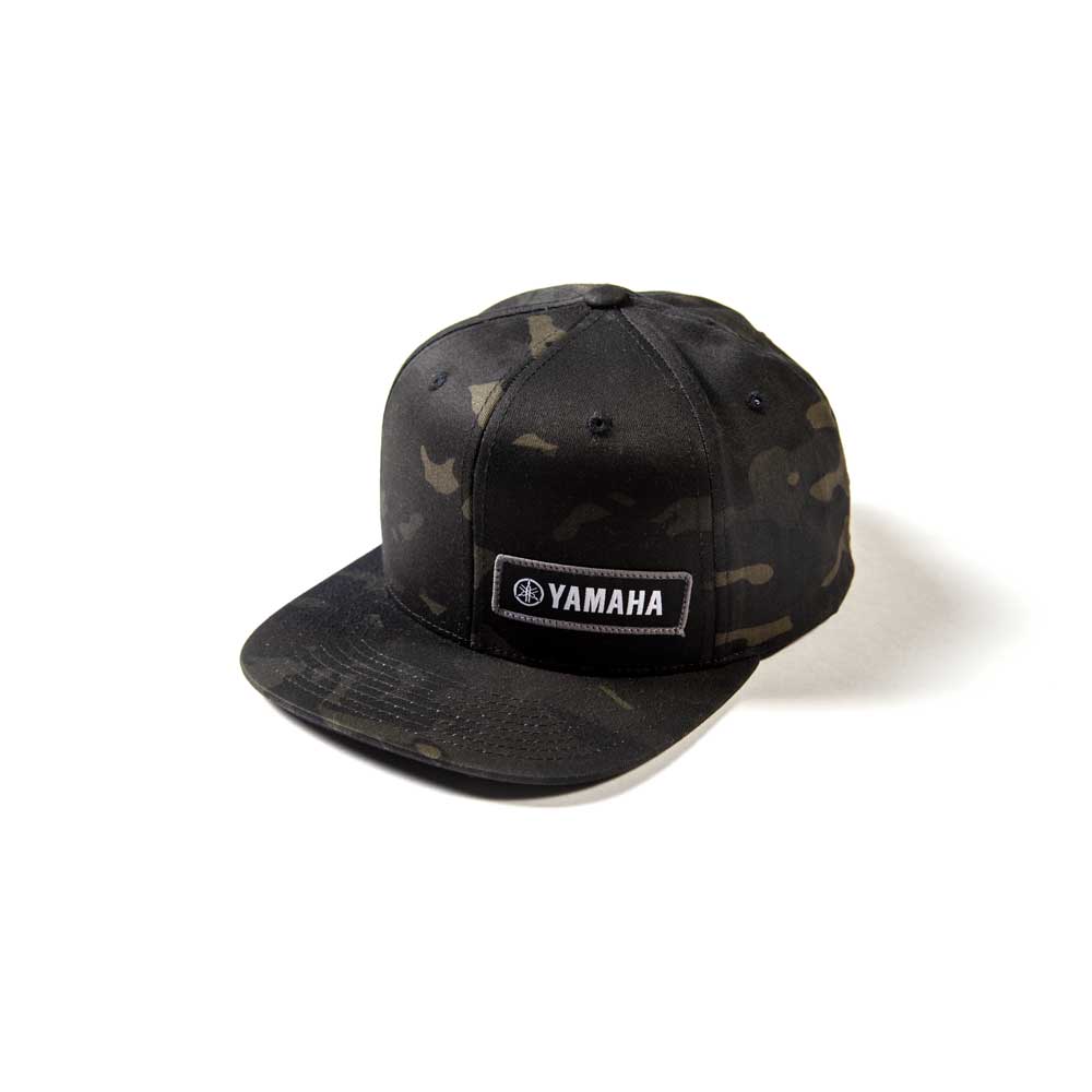 Yamaha Black Camo snapback hat