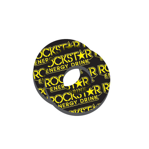 Rockstar Logo Moto Grip Donuts