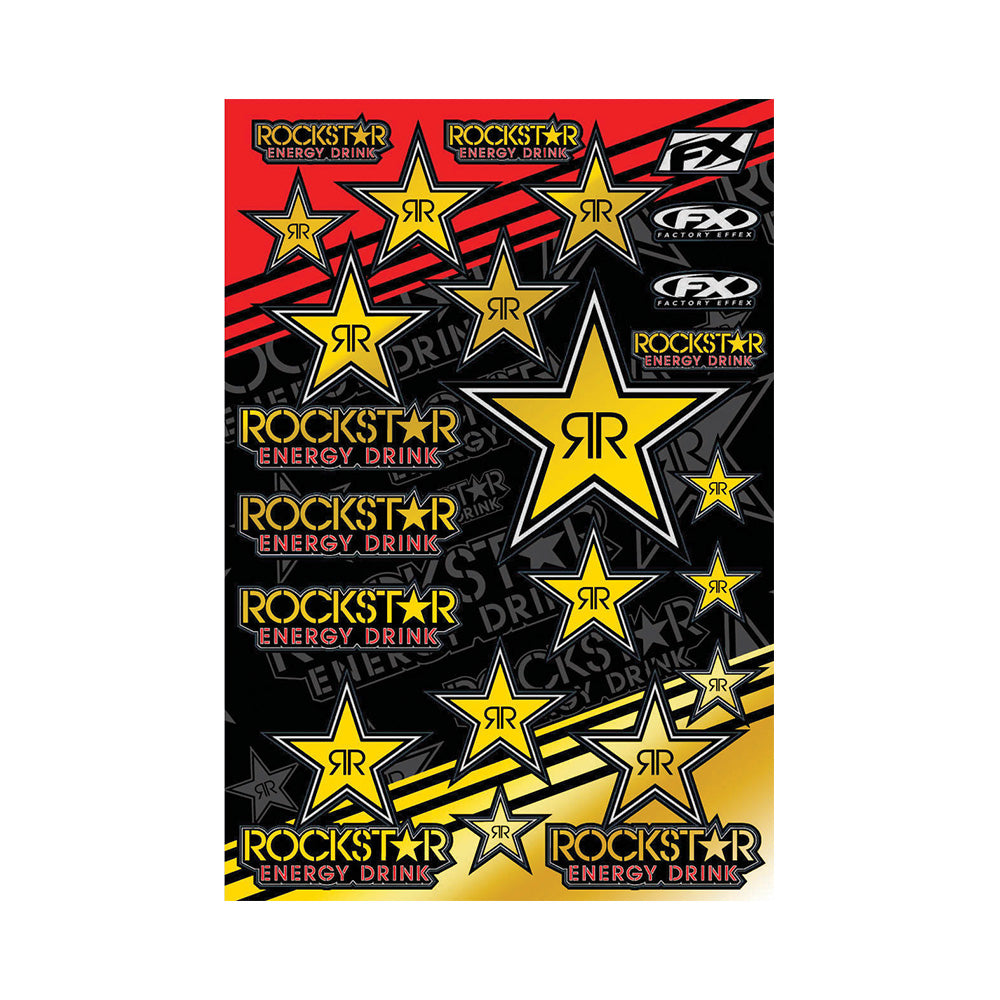 Rockstar Energy Mylar Sticker Sheet