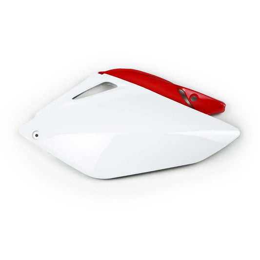 Side Plate Plastic CRF250 06-09 (White/Red)
