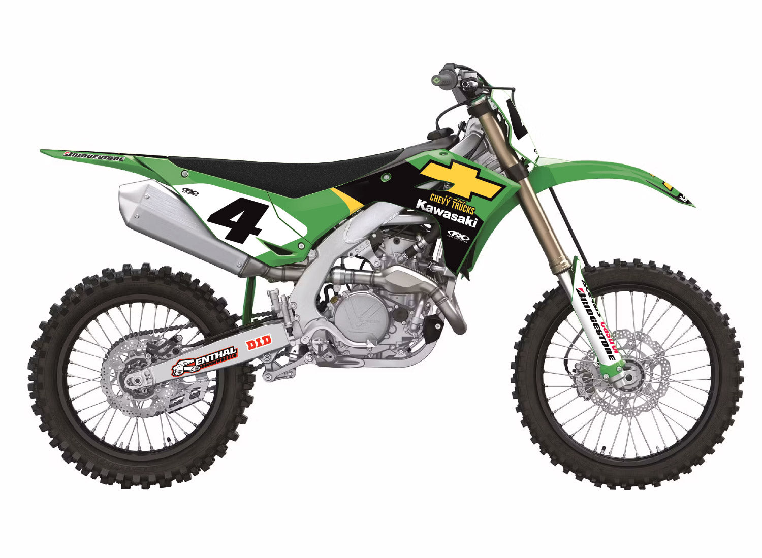 2001 Kawasaki Racing Chevy Trucks Team Kit