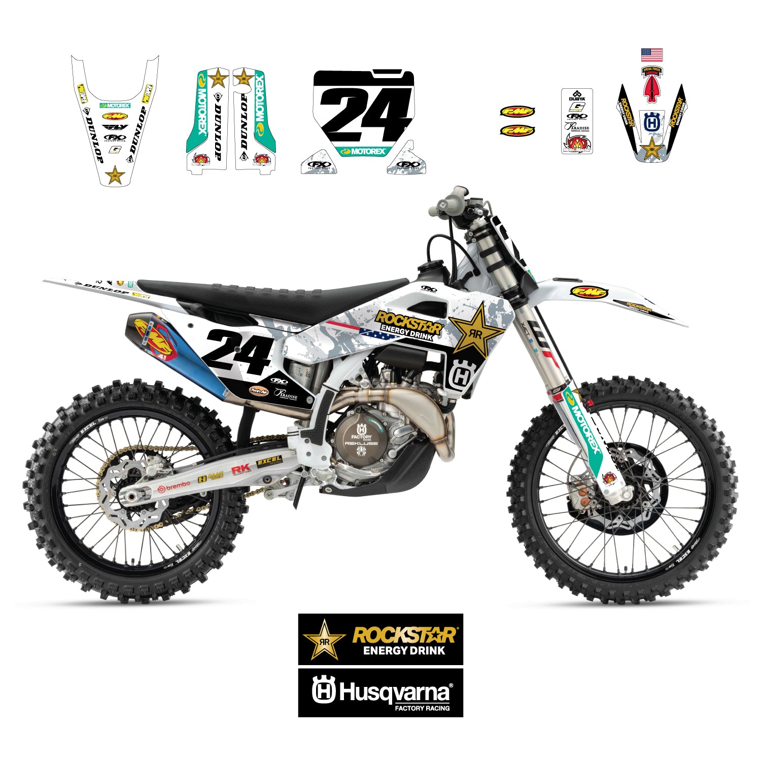 2025 Rockstar Husqvarna Factory Racing Military Edition