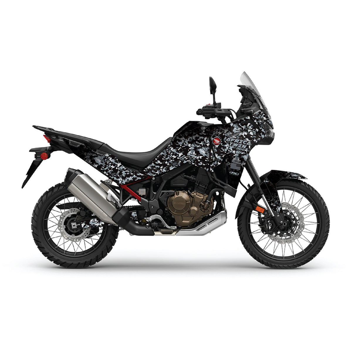 Camo Series Adventure Bike Graphic