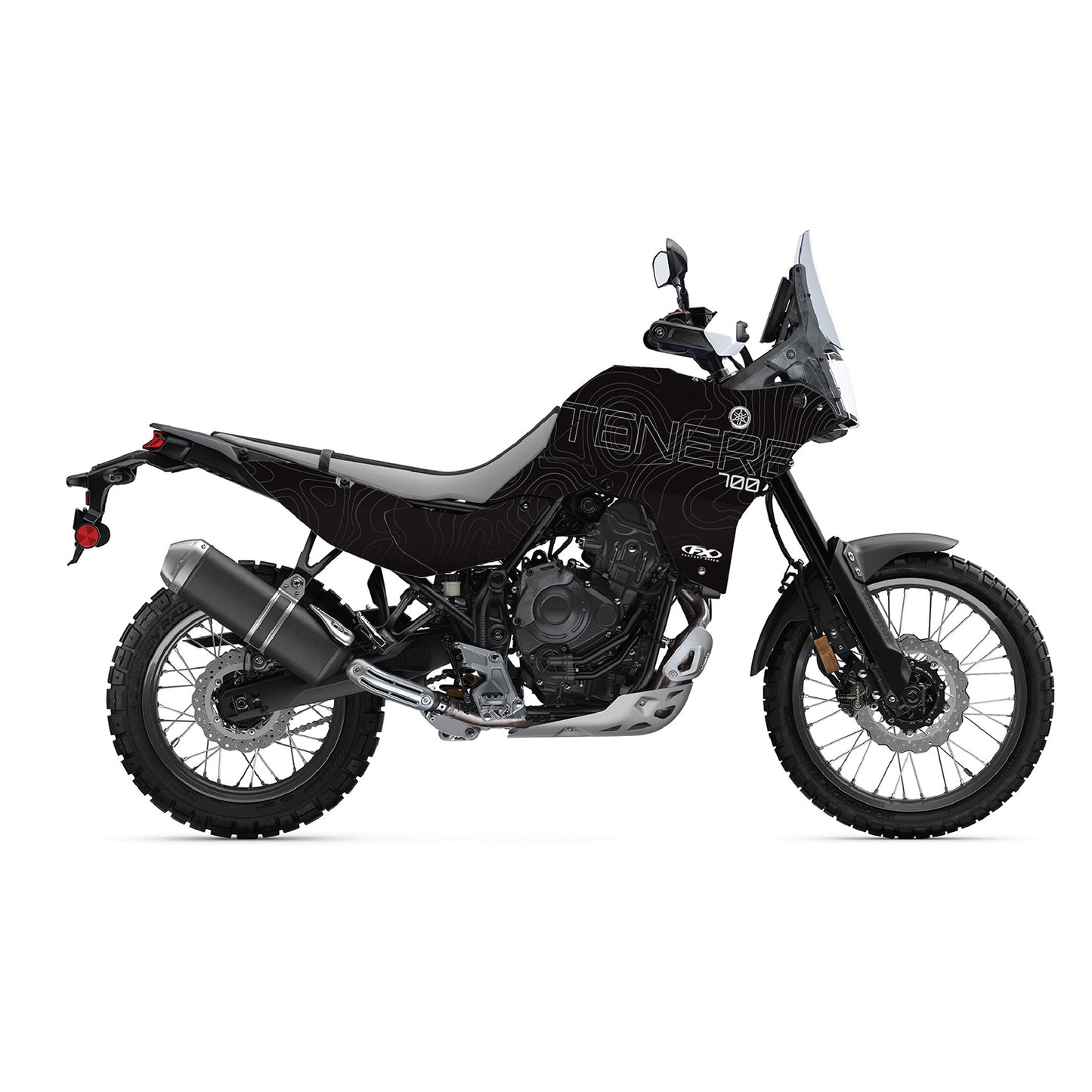 Topo Series Adventure Bike Graphic