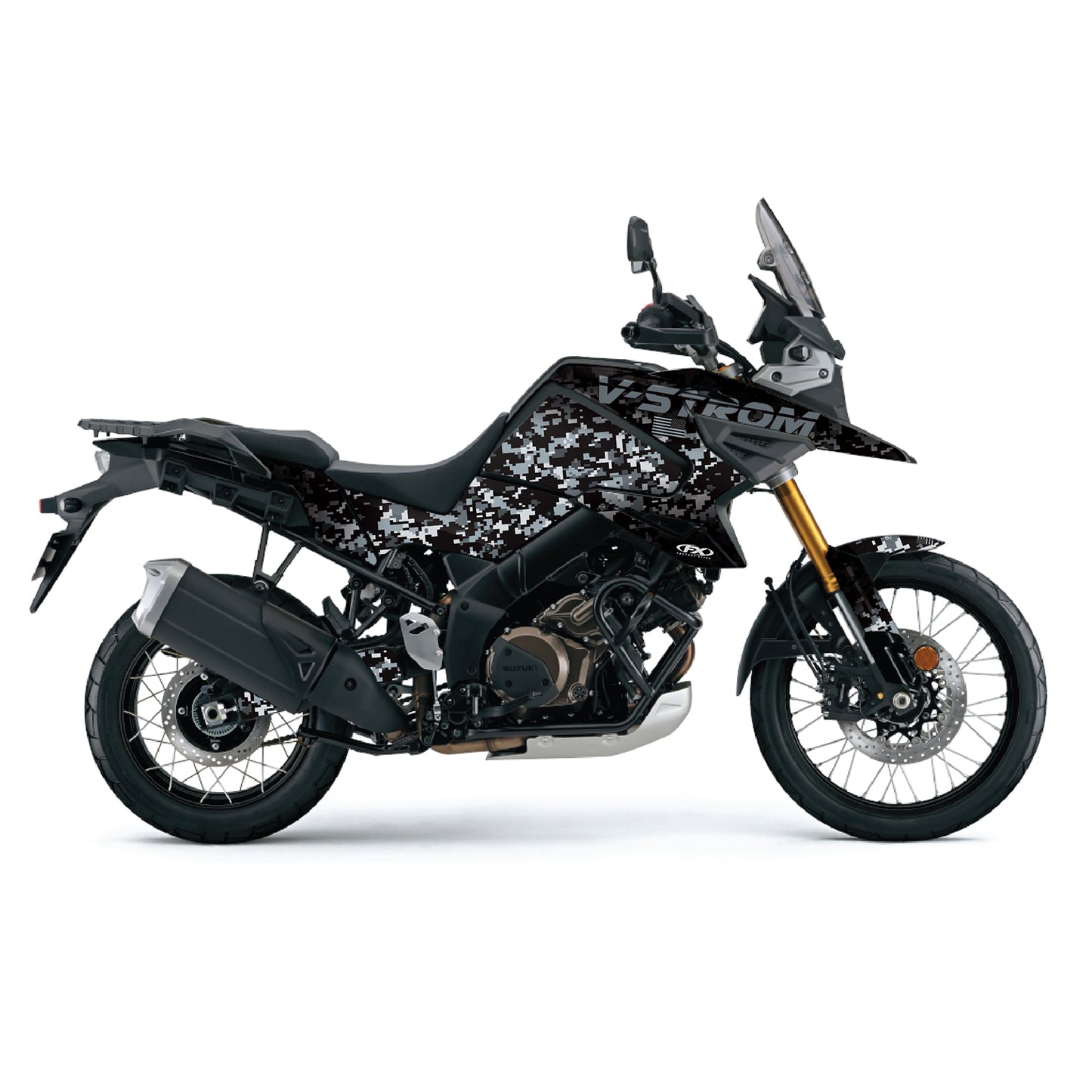 Camo Series Adventure Bike Graphic