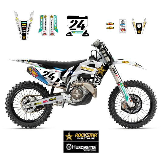 2026 Rockstar Husqvarna Factory Racing Washougal Military Edition Graphic Kit