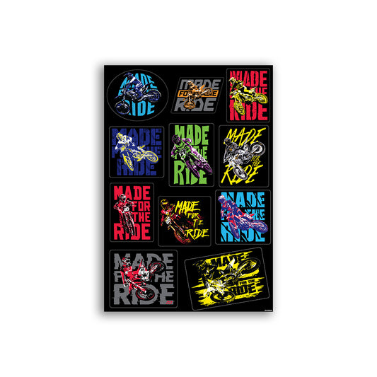 FX Rider Sticker Sheet