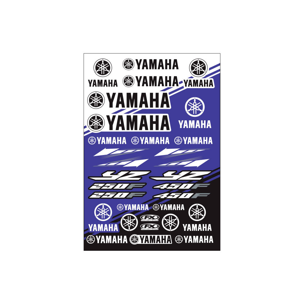 YAMAHA YZ Sticker Sheet