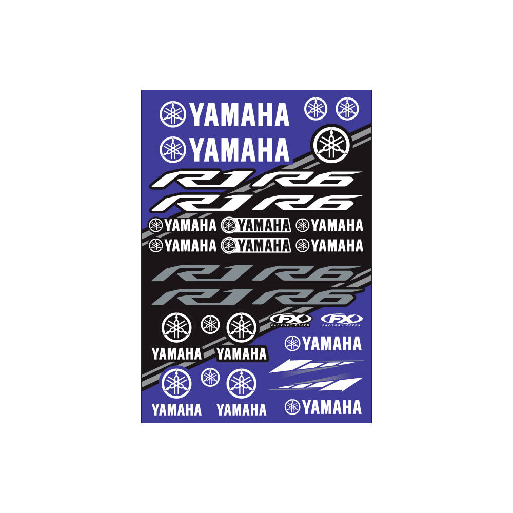 YAMAHA Sport Bike Sticker Sheet