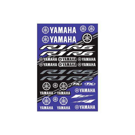 YAMAHA Sport Bike Sticker Sheet