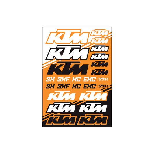 KTM SX Sticker Sheet