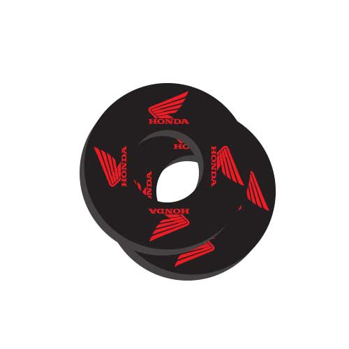 Honda Black Moto Grip Donuts