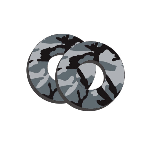 Grey Camo Moto Grip Donuts