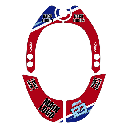 Custom Podium Neck Brace Decal Kit