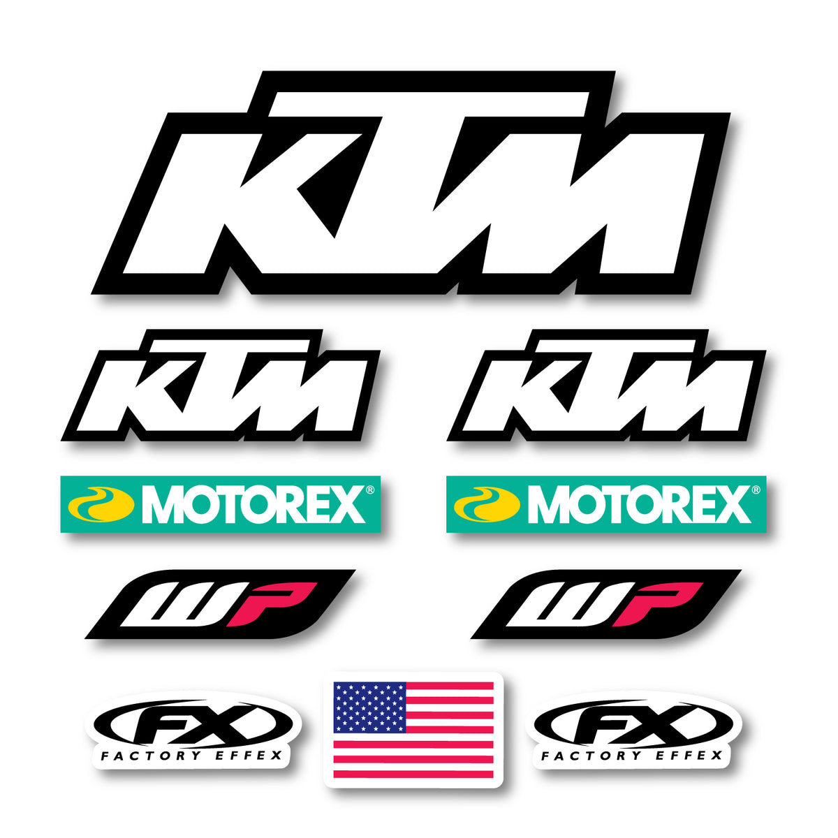 KTM Jersey Iron-on Kit