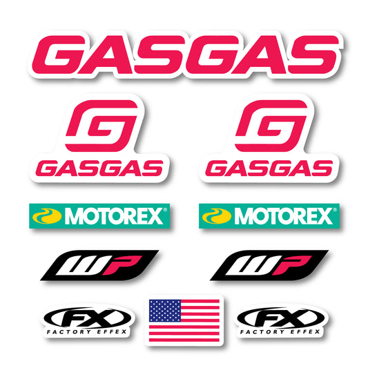 GasGas Jersey Iron-on Kit