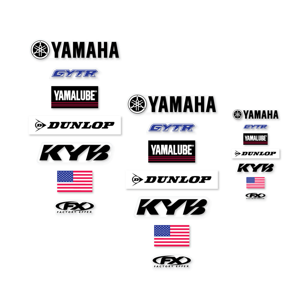 Yamaha Factory Authentics Sticker Pack
