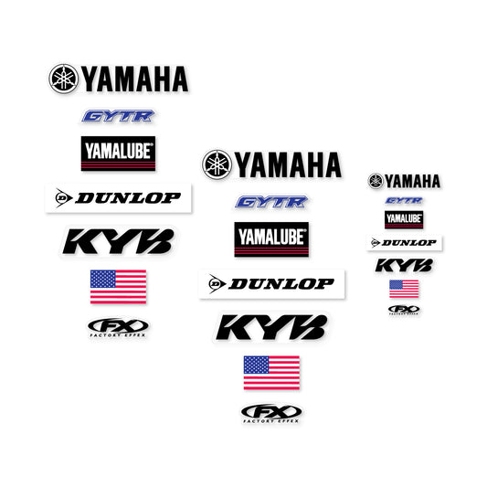 Yamaha Factory Authentics Sticker Pack