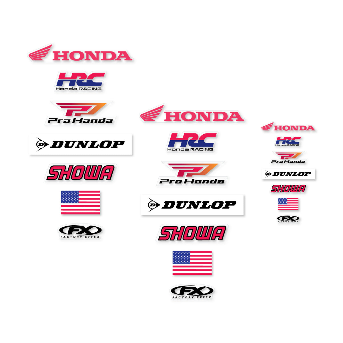 Honda Factory Authentics Sticker Pack