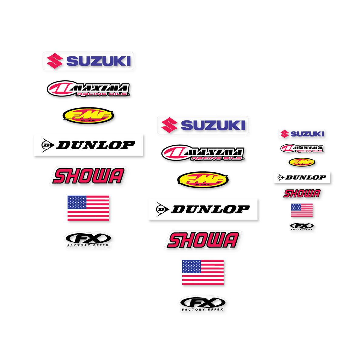 Suzuki Factory Authentics Sticker Pack