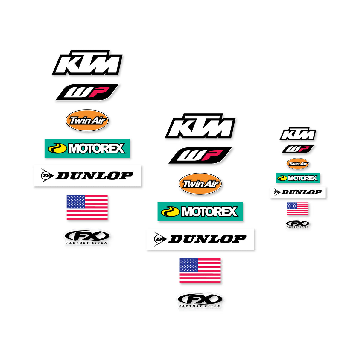 KTM Factory Authentics Sticker Pack