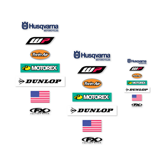 Husqvarna Factory Authentics Sticker Pack