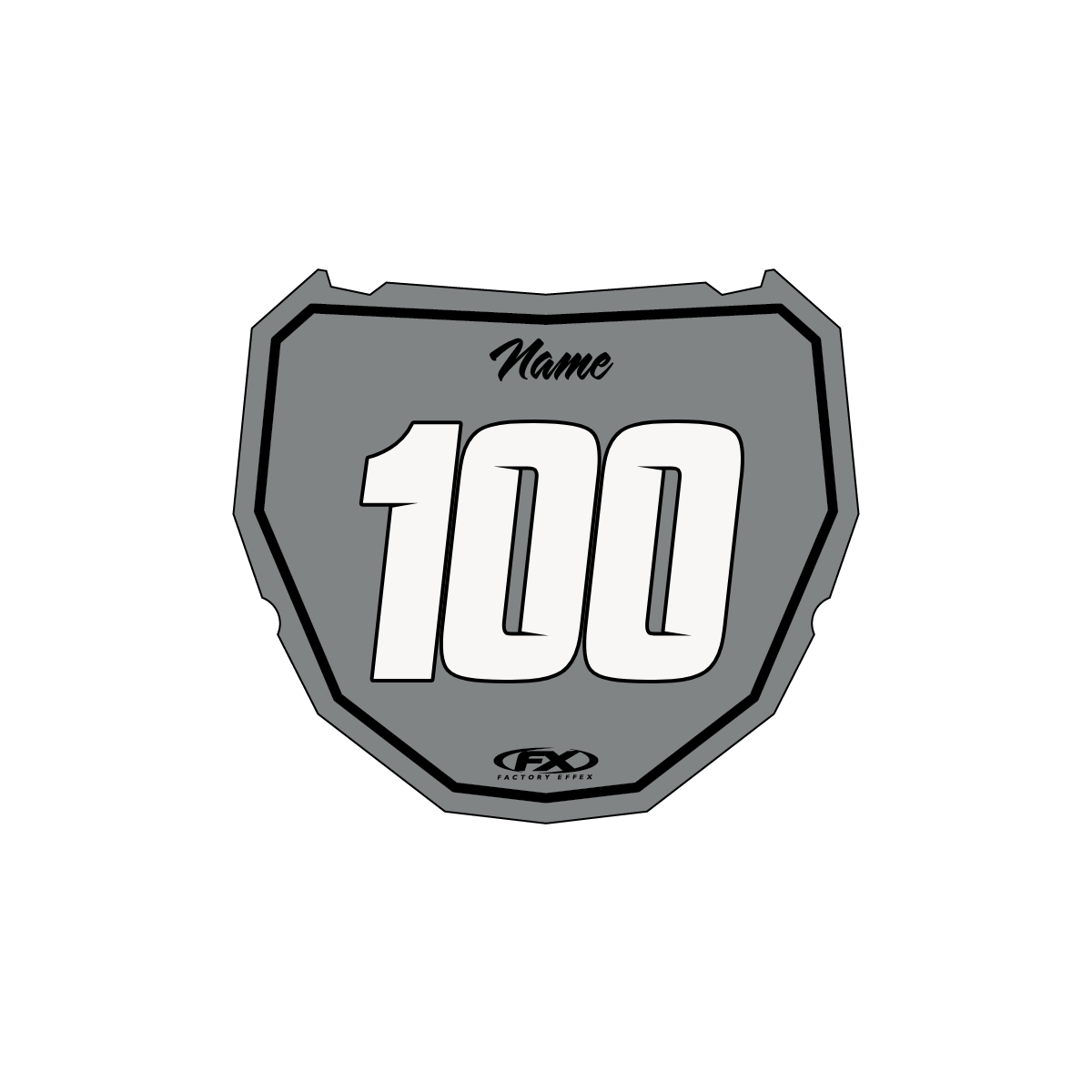 Custom ODI E-Bike Front Plate Standard Background