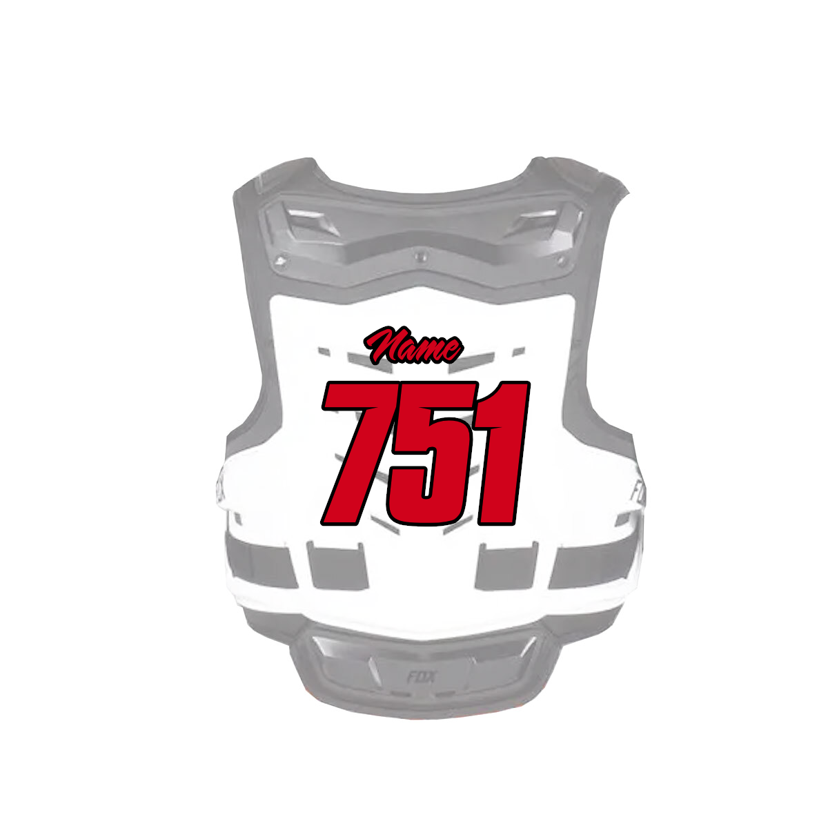 Custom Chest Protector Custom Chest Protector ID Kit – Factory Effex