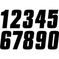 Factory Numbers - 7" Black
