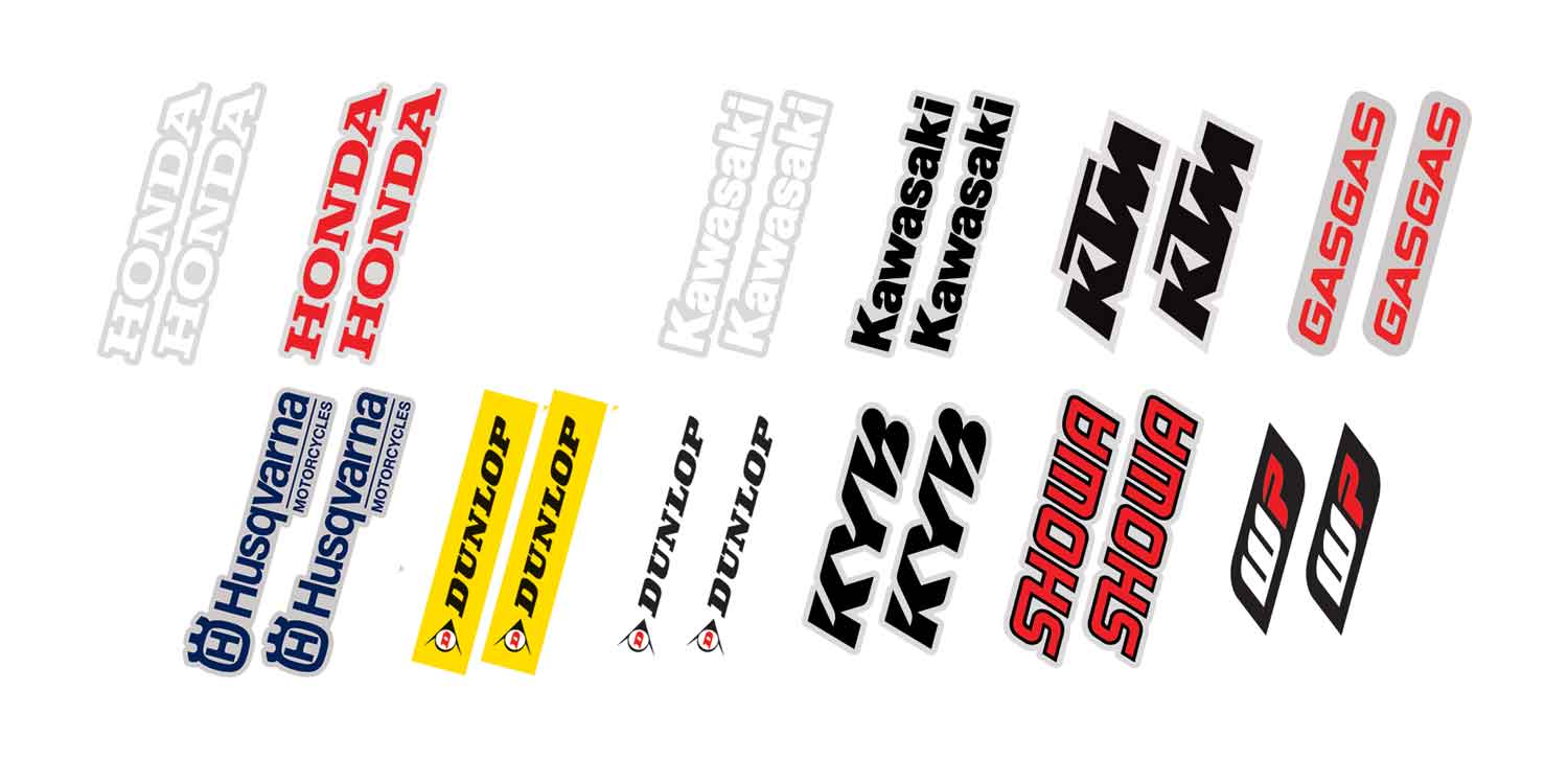 Universal Fork/Swing Arm Stickers