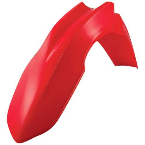 Front Fender Plastic CR125/250 04-08  CRF250 04-09/450 04-08 (CR Red)
