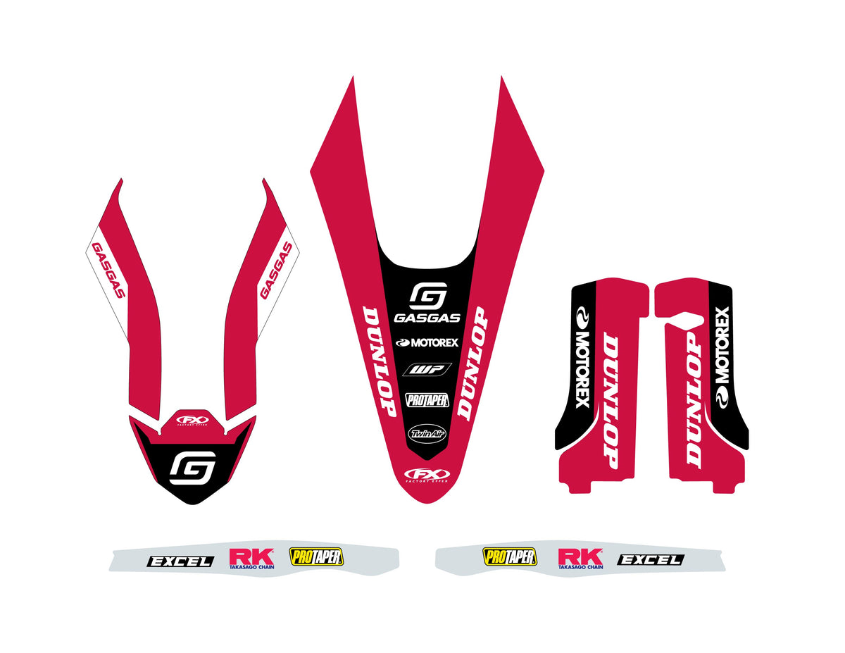 GasGas Factory Trim Graphic Kit
