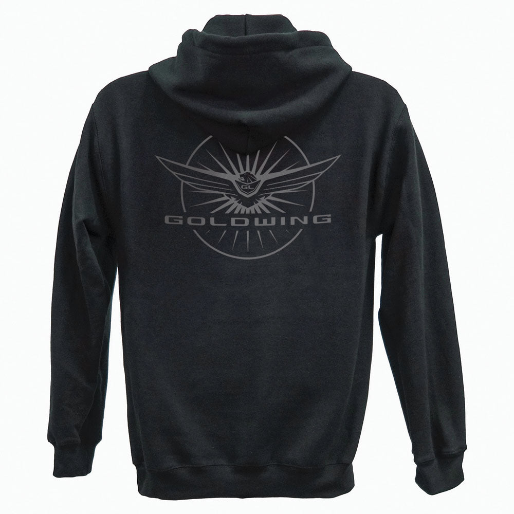 Gold Wing Burst Hooded Zip-up