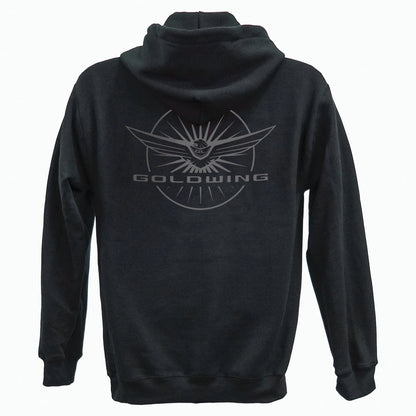 Gold Wing Burst Hooded Zip-up