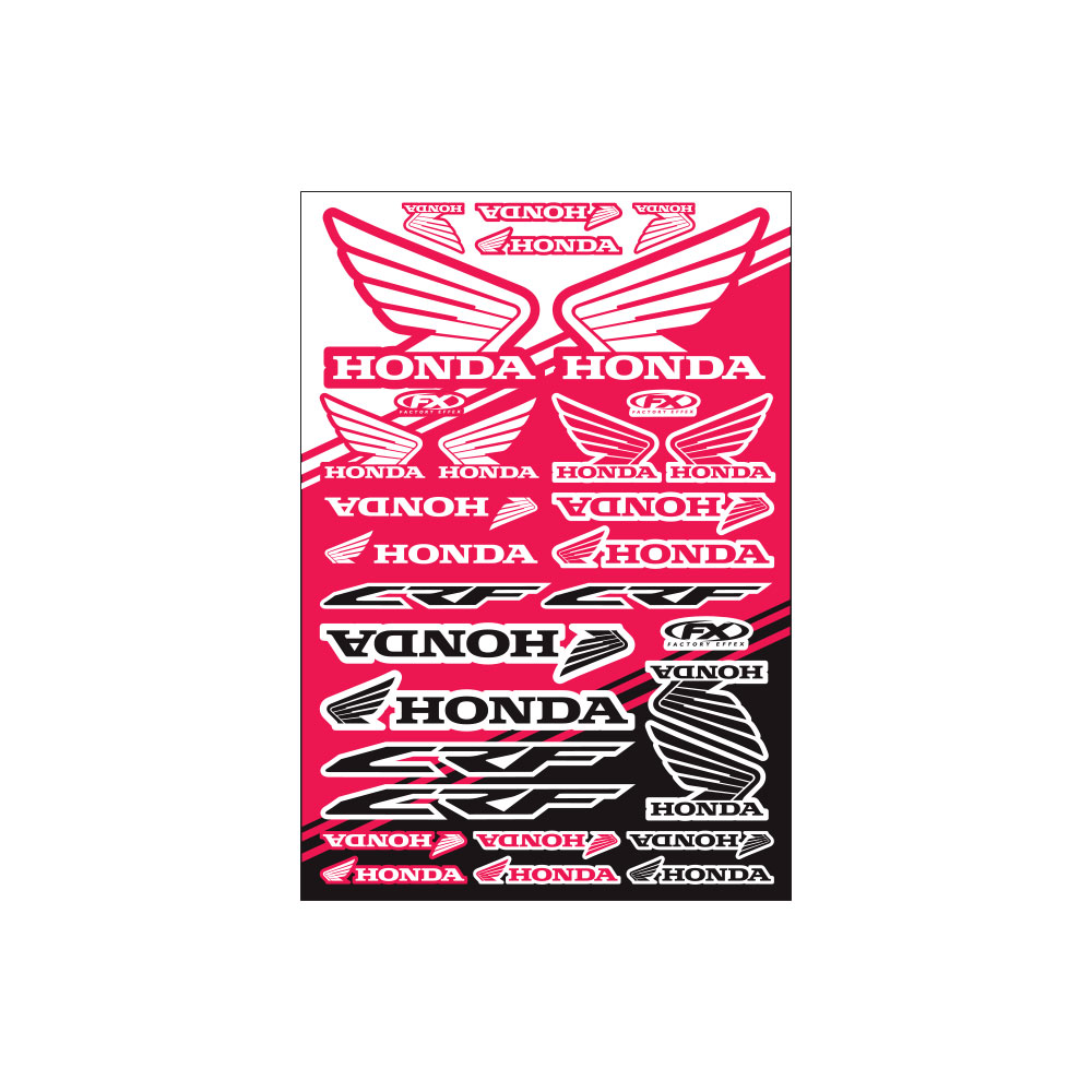 HONDA CRF Sticker Sheet – Factory Effex