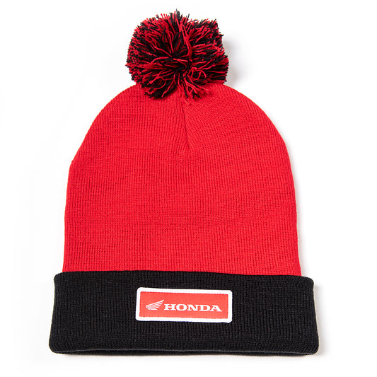 HONDA beanie with pom