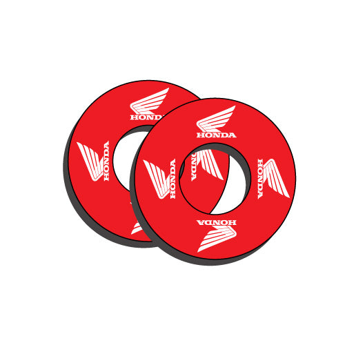 Honda Red Moto Grip Donuts