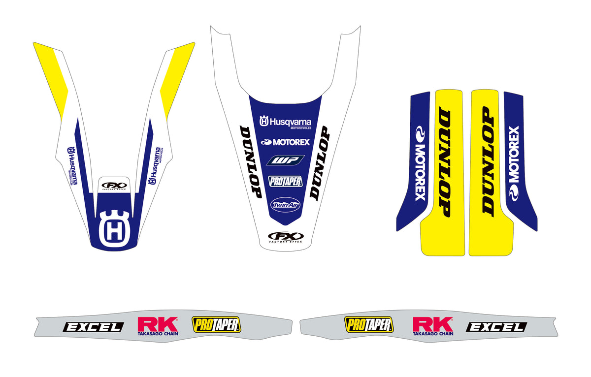 Husqvarna Factory Trim Graphic Kit