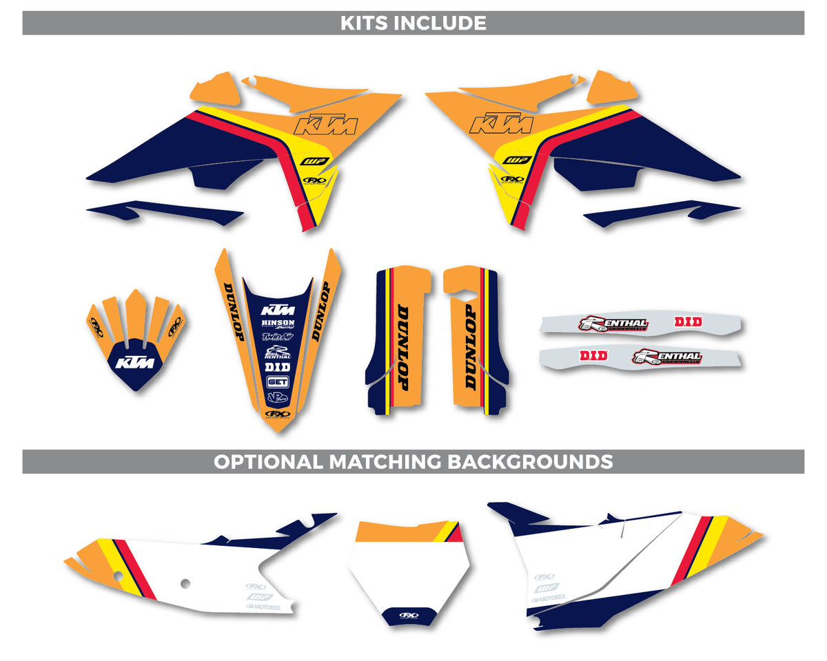 KTM Stripes Series Graphics Kit