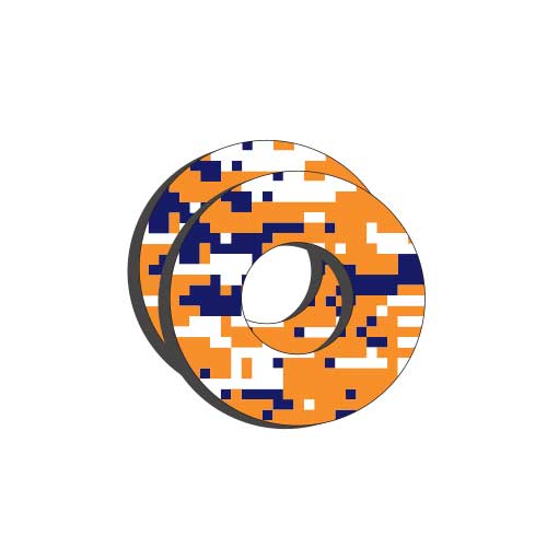 KTM Blue Orange Moto Grip Donuts
