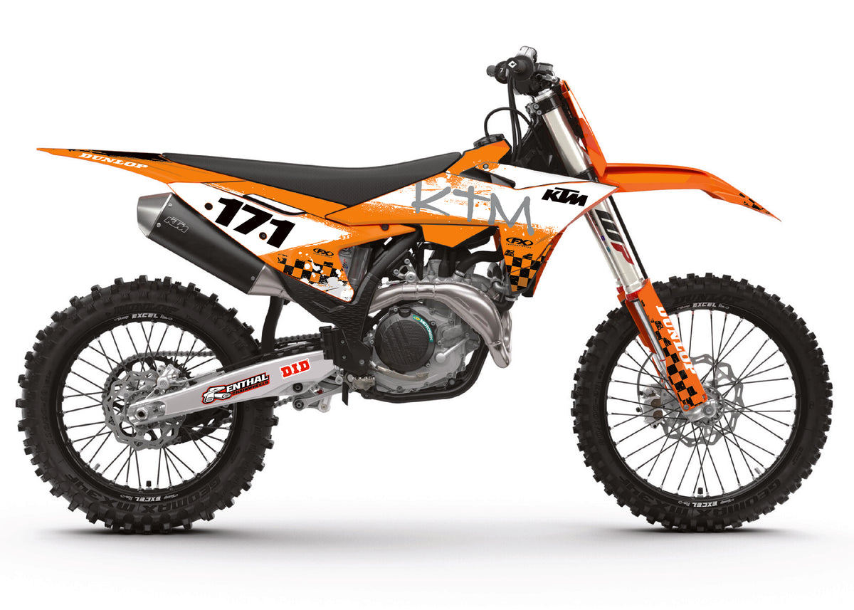 KTM Checkers Series Graphic Kit