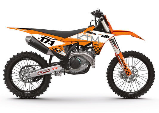 KTM Checkers Series Graphic Kit