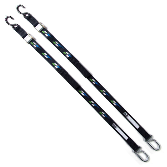 Kawasaki 1.5" Tiedowns Black