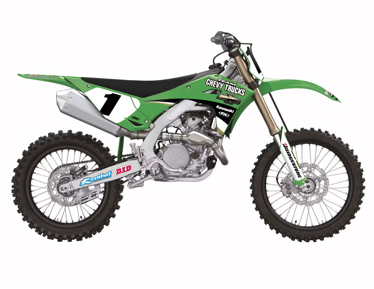 2000 Kawasaki Racing Chevy Trucks Complete Graphic Kit