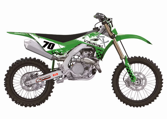 Kawasaki Checkers Series Graphic Kit