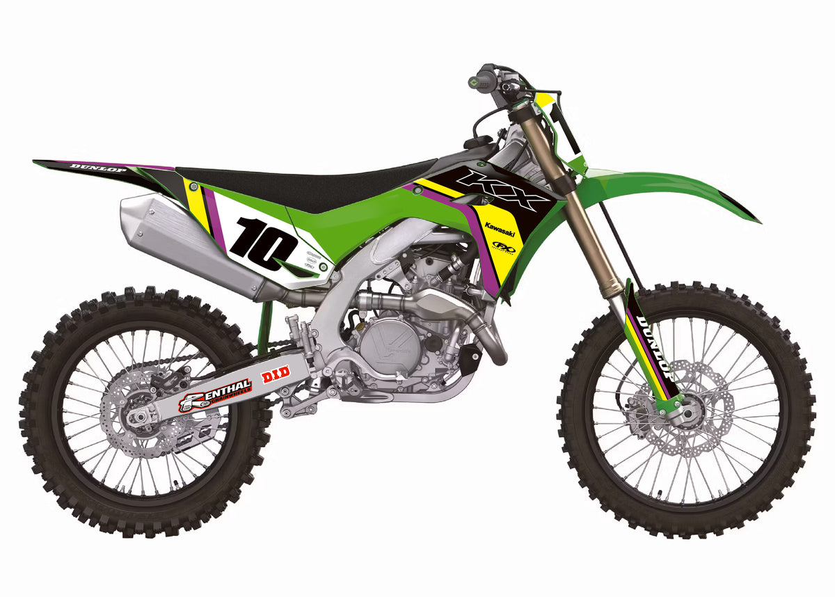 Kawasaki Stripes Series Graphic Kit
