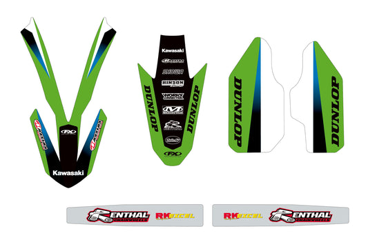 Kawasaki Factory Trim Graphic Kit